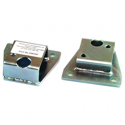[EM350] Engine Mount Adaptors - Small Block Chev to Holden V8 253-308