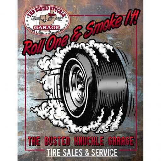 [MSI2557] Roll One & Smoke It Metal Sign Reproduction 32cm x 41cm