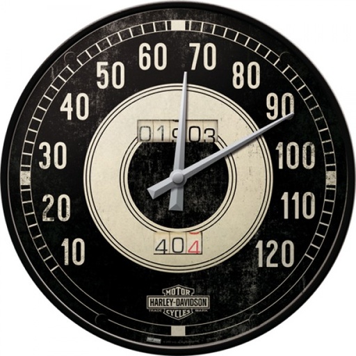 [NA51084] Wall Clock Harley Davidson Speedo - 30cm