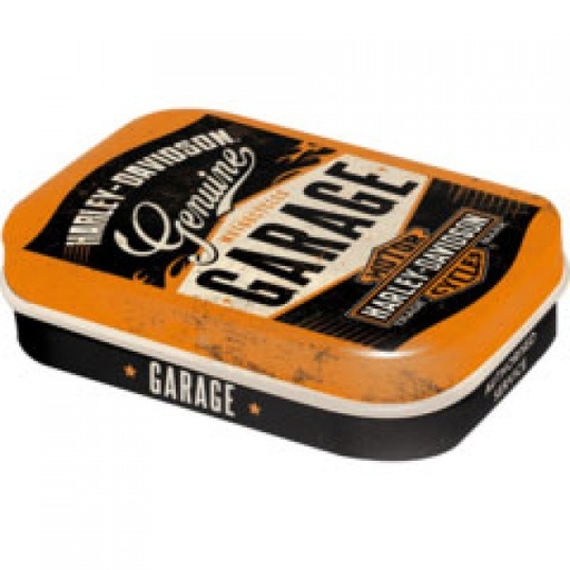 [NA81324] MintBox: Harley Davidson Genuine Garage Size:4 x 6 x 1.6cm sugar free mints 34gm