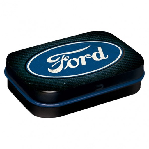 [NA81417] MintBox: Ford Blue Shine Size:4x6 x1.6cm sugar free mints 34gm