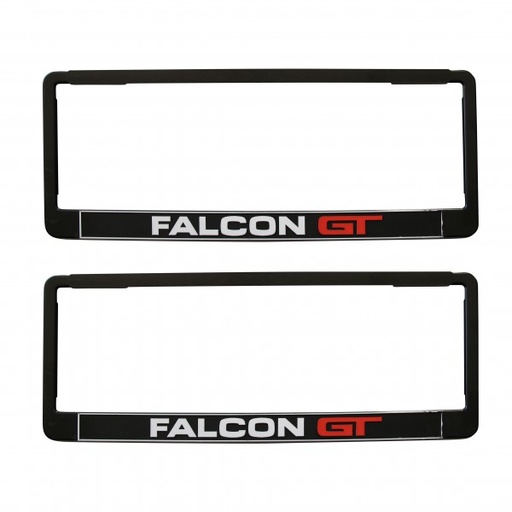 [NP2PR] PAIR Falcon GT Polymer Number Plate Frames. Suits 6 Digit Number Plates