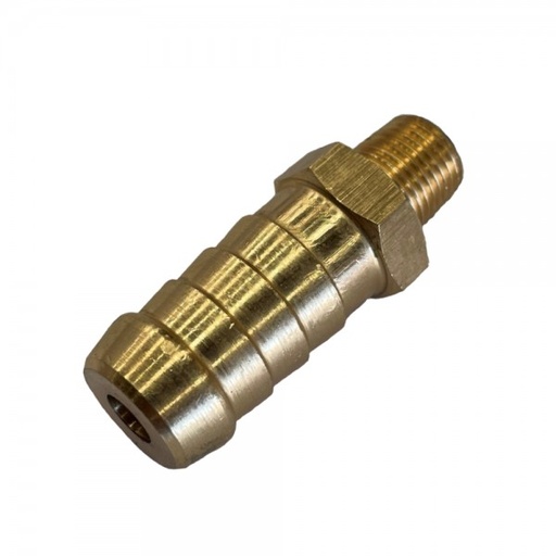 [NPTS1234] Brass Male Fitting 1/2" 12.7mm Hose Tube End to 3/4" 26.4mm Male NPT 