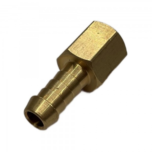 [P1011] Female Connector 3/8" (9.5mm) Hose Tube End to 1/4" (11.4mm) Female BSP Thread