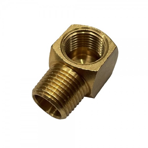 [P2507] Brass Elbow 1/2" (21mm) Male BSP Thread and 1/2" (18.6mm) Female BSP Thread