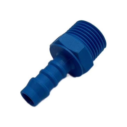 [PLMT1012] Nylon Plastic Male Fitting 3/8" 9.5mm Hose Tube End to 1/2" 21mm Male BSP 