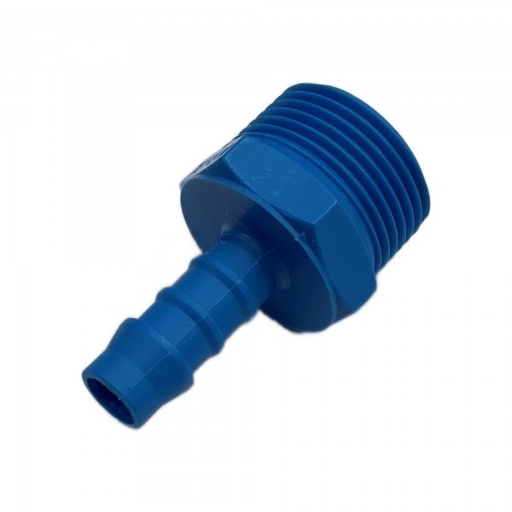 [PLMT1034] Nylon Plastic Male Tail Fitting 3/8" (9.5mm) Hose Tube End to 3/4" (26.4mm) Male BSP Thread