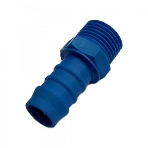 [PLMT1612] Nylon Plastic Male Fitting 5/8" 15.9mm Hose Tube End to 1/2" 21mm Male BSP 