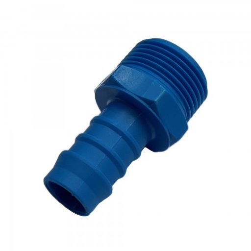 [PLMT1634] Nylon Plastic Male Tail Fitting 5/8" (15.9mm) Hose Tube End to 3/4" (26.4mm) Male BSP Thread
