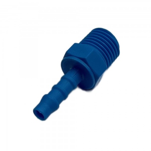 [PLMT514] Nylon Plastic Male Fitting 3/16" 4.8mm Hose Tube End to 1/4" 13.2mm Male BSP 