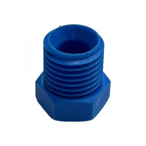[PLP14] Nylon Plastic External Hex Plug 1/4" (13.2mm) Male BSP Thread