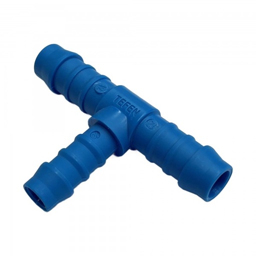 [PRT1210] Nylon Plastic Reducing Tee 1/2" 12.7mm x 1/2" 12.7mm to 3/8" 9.5mm Hose Tube End