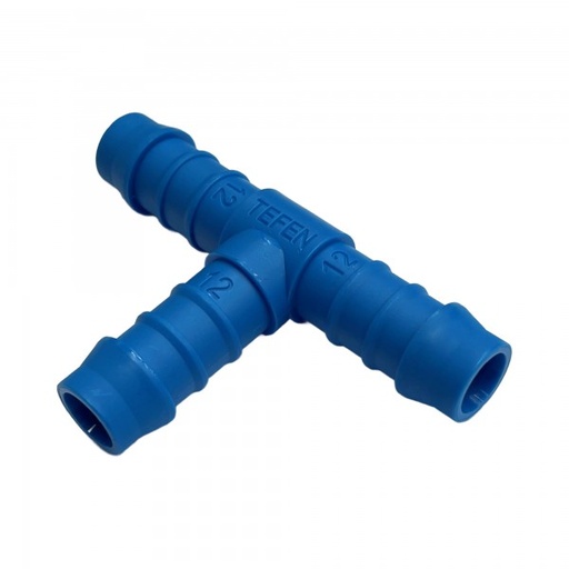 [PT12] 3-Way Nylon Plastic Tee Piece 1/2" (12.7mm) Barbed Hose Tube Ends