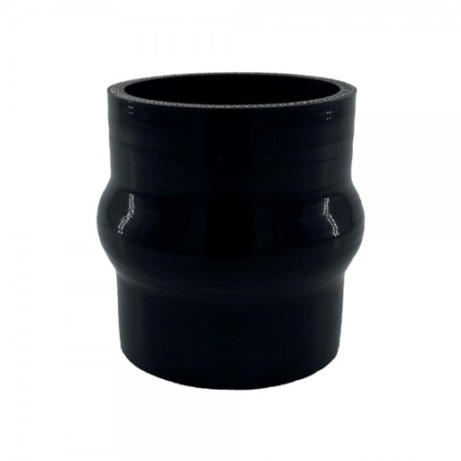 [SH-HU-60-76-BLK] Silicone Hose Black Hump 60mm (2.375") ID, 76mm Length