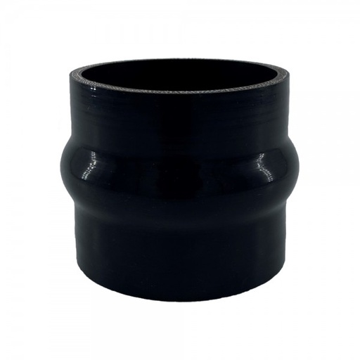 [SH-HU-80-76-BLK] Silicone Hose Black Hump 80mm (3.125") ID, 76mm Length