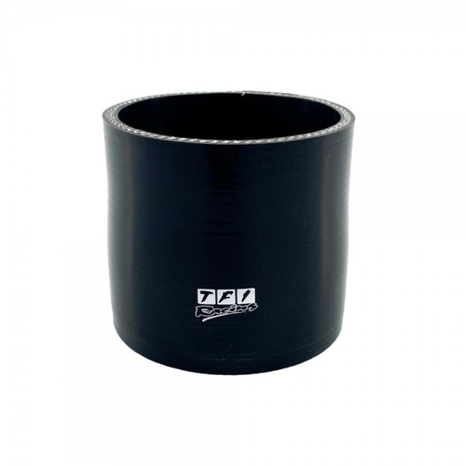 [SH-R-80-74-BLK] Silicone Hose Black Reducer Coupling 80 to 74mm (3.12" to 2.93") ID, 76mm Length