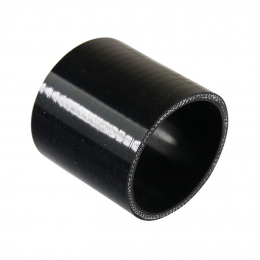 [SH-S-70-76-BLK] Silicone Hose Black Coupling Straight 70mm (2-3/4") ID, 76mm (3") Length