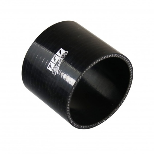 [SH-S-80-76-BLK] Silicone Hose Black Coupling Straight 80mm (3-1/8") ID, 76mm (3") Length